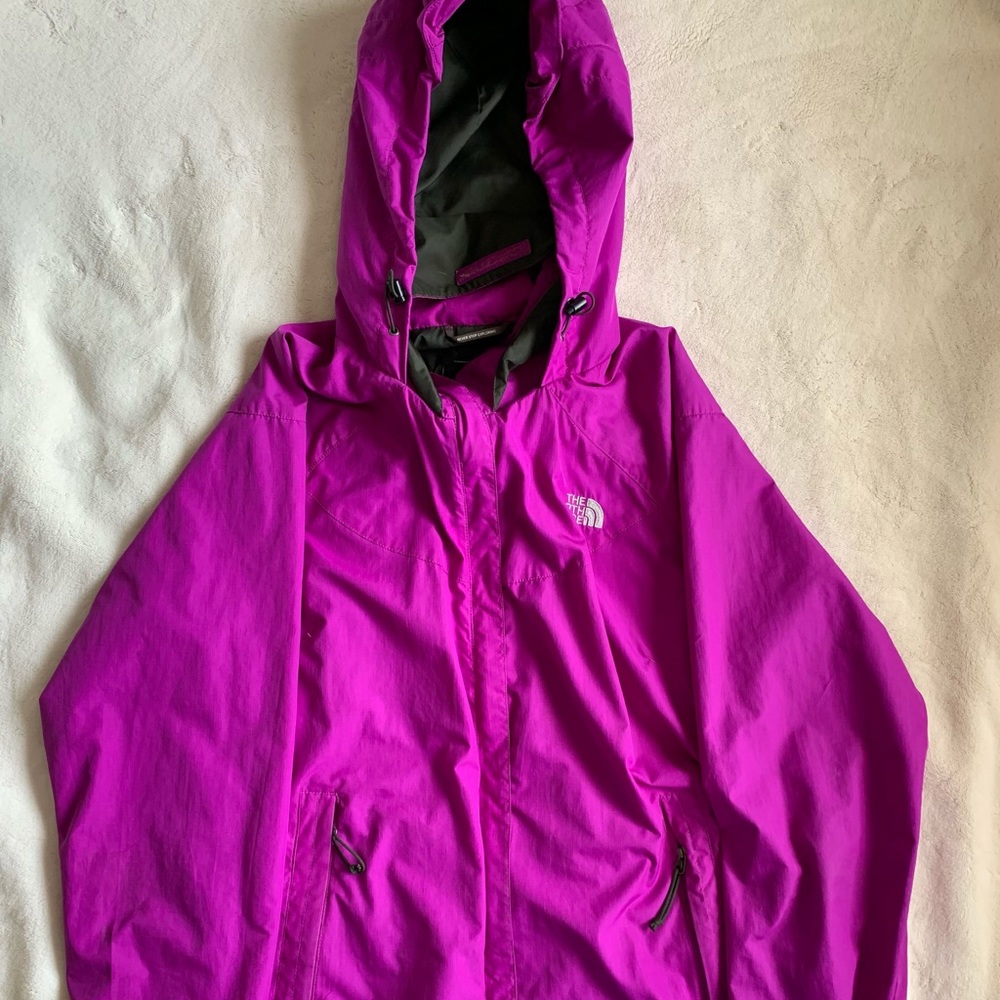 North face rain coat